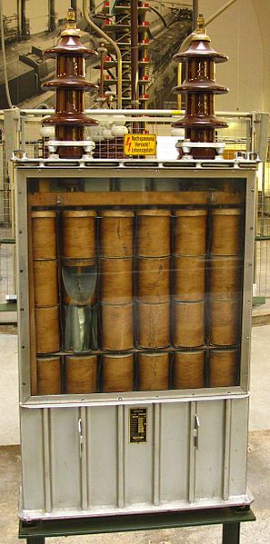File:Capacitor High Voltage Capacitor Bank Attribution.jpg