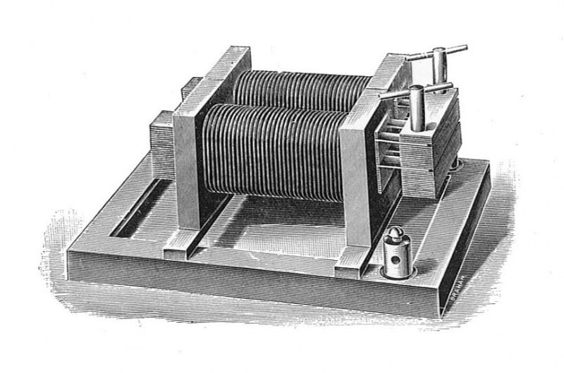 File:Simple choke for arc lamp supply (Rankin Kennedy, Electrical Installations, Vol II, 1909).jpg