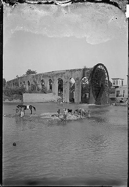 File:Noria al-Muhammadiyya in the early 1900s.jpg